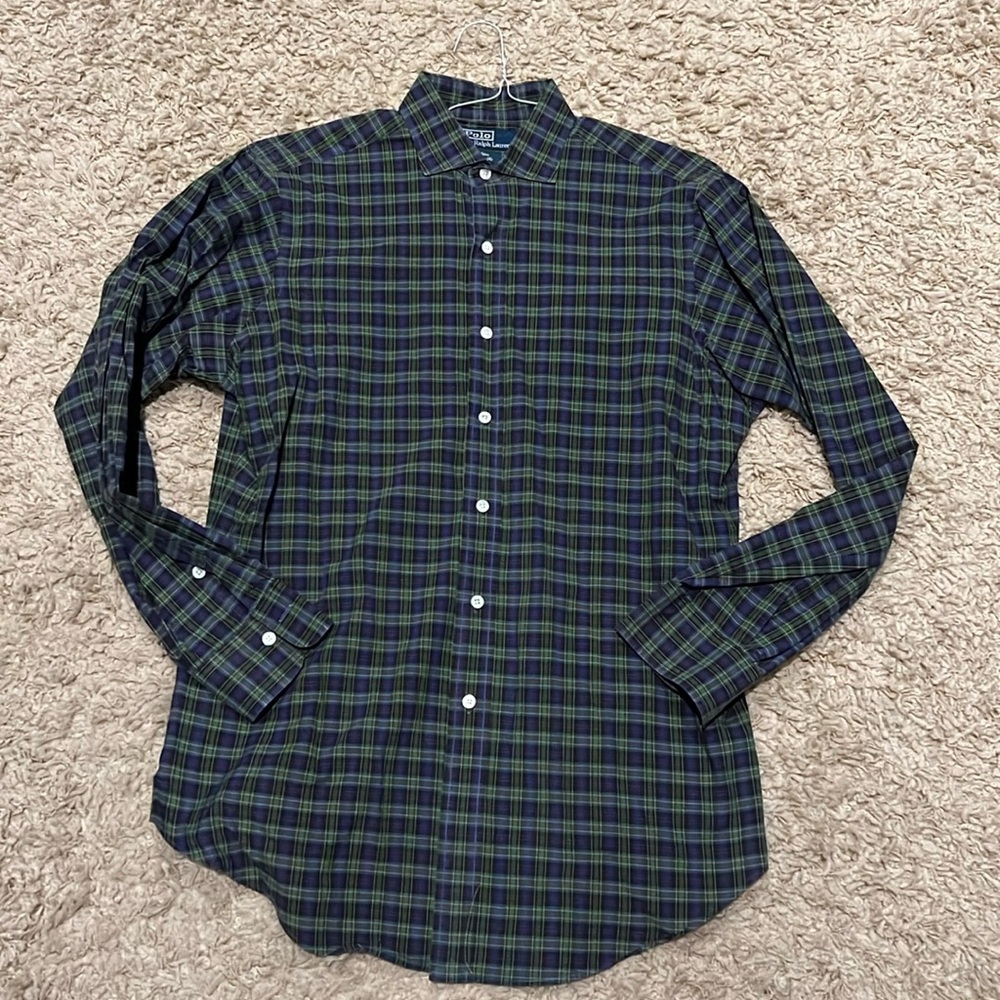 Polo Ralph Lauren Estate Classic Fit Medium Men’s Button Down LS Plaid Shirt
